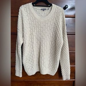 Vince wool blend cream sweater size medium